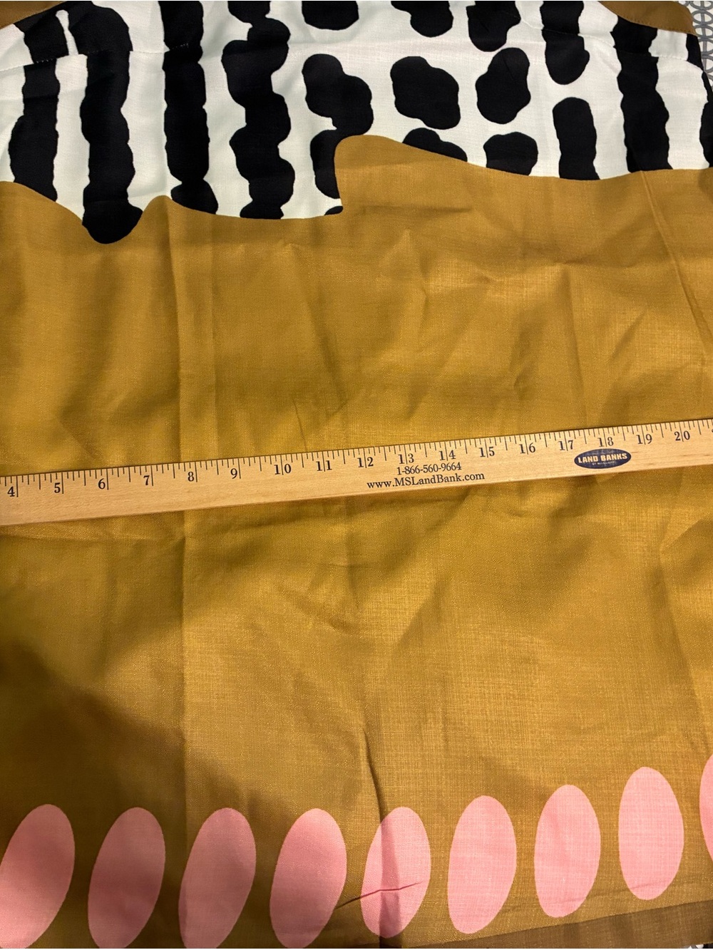 SHEIN Black & White Graphic shift dress with Mustard and Pink Accents L 10-12) - Picture 5 of 7